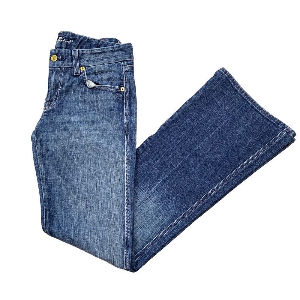 7 For All Mankind‎ Ladies Boot Cut Medium Wash Jeans Size 26